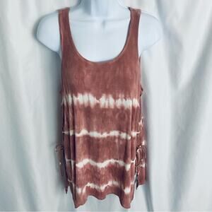 American Eagle Ribbed Side Tie Tank Top/Tunic Size Small